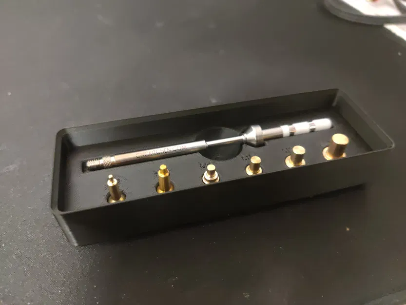 Hộp đựng Gridfinity cho Đầu chèn vặn ren nhiệt TS100 CNC Kitchens - Image 1