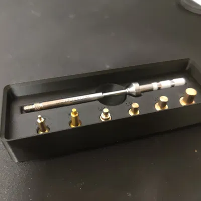 Hộp đựng Gridfinity cho Đầu chèn vặn ren nhiệt TS100 CNC Kitchens