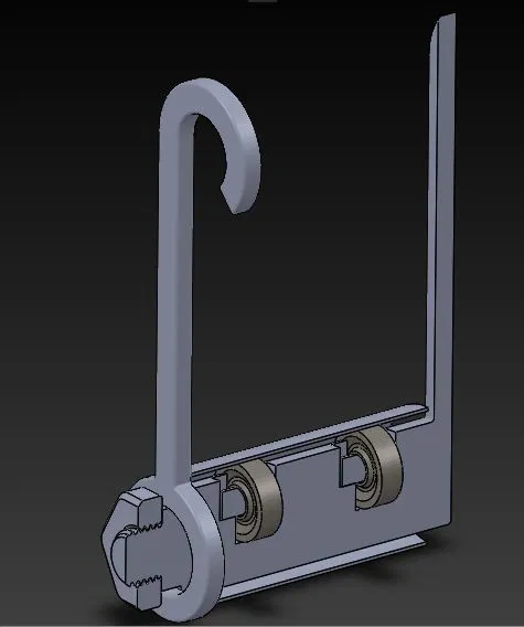 Móc treo cuộn dây có vòng bi - Image 2