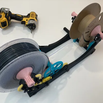 Pastamatic - Máy quấn chỉ cho Bambu Lab X1C/P1P AMS (trục vít tự đảo chiều)