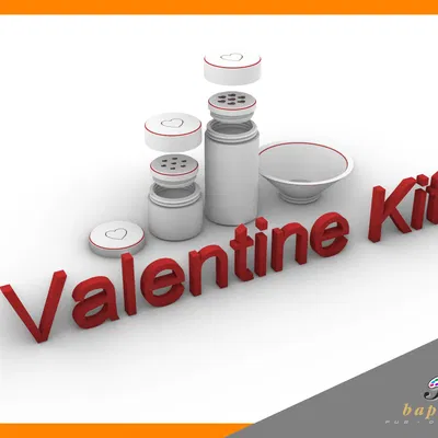 Hộp đựng gia vị du lịch Phiên bản Valentine
