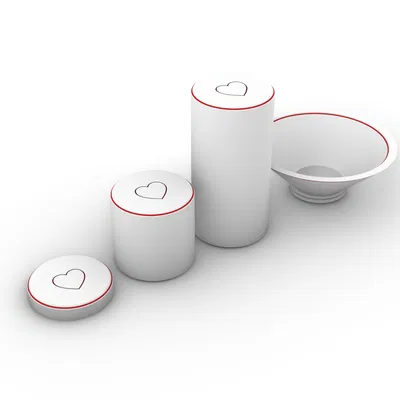 Hộp đựng gia vị du lịch Phiên bản Valentine