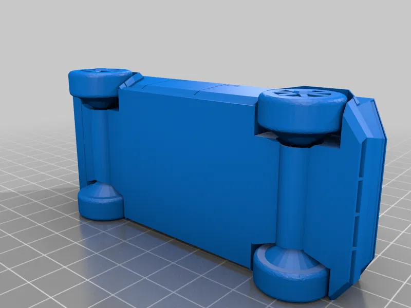 Tesla CyberTruck in 1 khối, bánh xe quay - Image 11