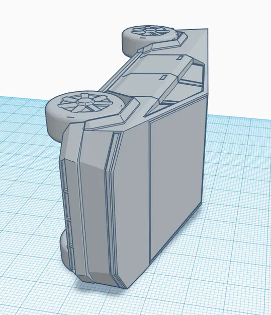 Tesla CyberTruck in 1 khối, bánh xe quay - Image 12