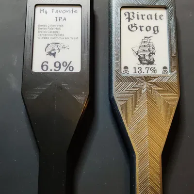 Tay bia có Màn hình E Ink NFC Thụ động