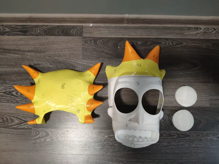 Mặt nạ Rick Sanchez từ Rick and Morty - dành cho Prusa MK3 - Image 1