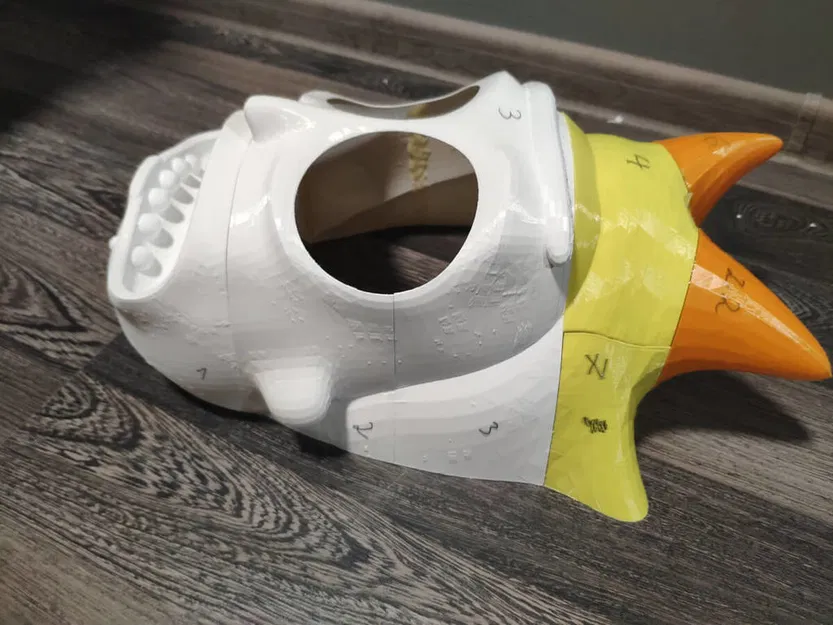 Mặt nạ Rick Sanchez từ Rick and Morty - dành cho Prusa MK3 - Image 2