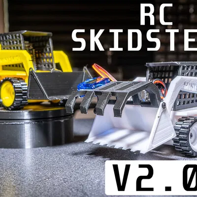 V2.0 Xe ben điều khiển từ xa in 3D