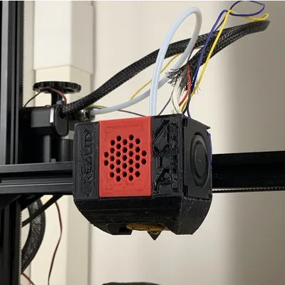 AYF Compact Shroud - Ống thông gió quạt cho Ender 3, CR-10