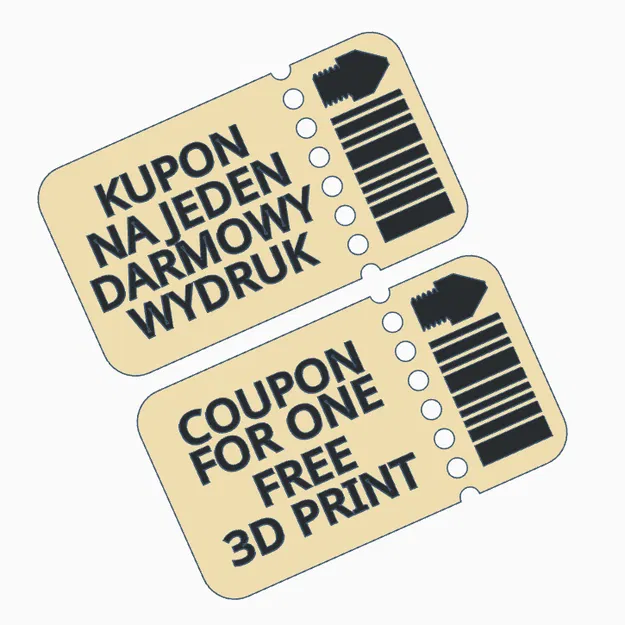 Phiếu quà tặng in 3D miễn phí (làm lại) - Image 2