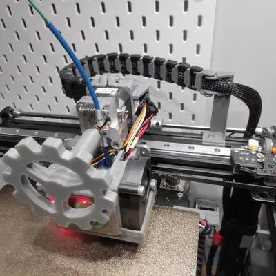 Ender 5 Micro Swiss Direct Drive Cable Drag Chain Giá Đỡ Động Cơ Bước (Ray Tuyến Tính & Tiêu Chuẩn)