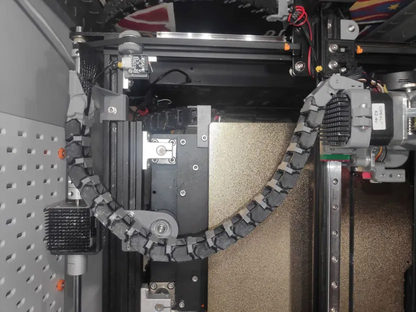 Ender 5 Micro Swiss Direct Drive Cable Drag Chain Giá Đỡ Động Cơ Bước (Ray Tuyến Tính & Tiêu Chuẩn) - Image 3
