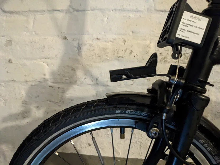 CRIVTON - Giá đỡ đèn xe đạp LED Lidl Civrit cho Brompton và xe khác - Image 3