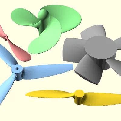 Thư viện cánh quạt NACA tiết diện elip