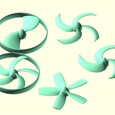 Thư viện cánh quạt NACA tiết diện elip