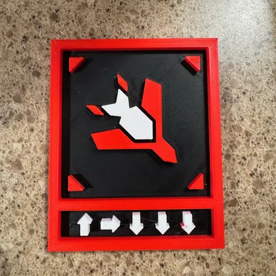 Tấm bảng Bom 500kg Đại Bàng Helldivers 2