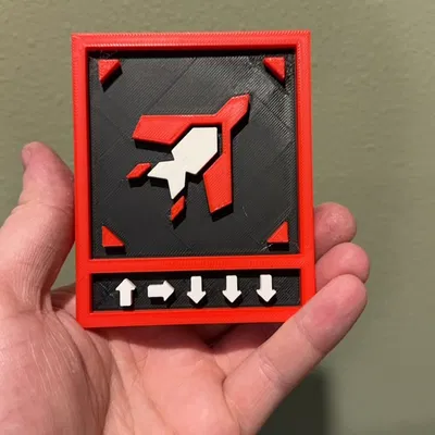 Tấm bảng Bom 500kg Đại Bàng Helldivers 2