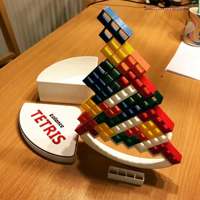 Phối lại trò chơi Tetris cân bằng, có hộp đựng