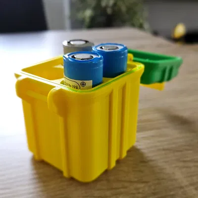 Hộp đựng pin chắc chắn / In hoàn chỉnh / 21700 & 18650