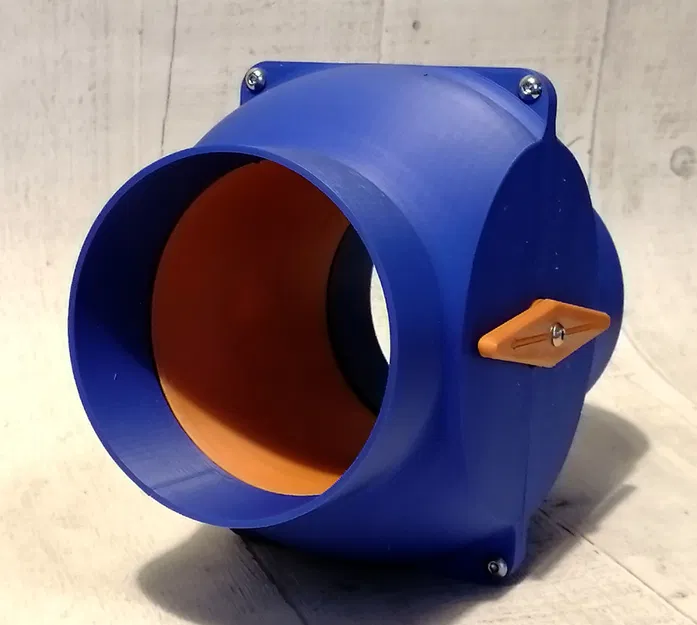 Van Chặn Khí Không Kẹt Kiểu Van Bi Cắt Cụt 100mm / 4" cho Mạng Hút Bụi Xưởng - Image 1