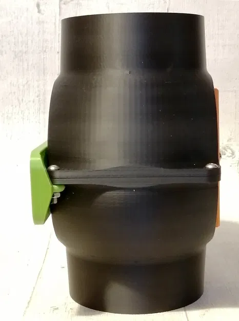 Van Chặn Khí Không Kẹt Kiểu Van Bi Cắt Cụt 100mm / 4" cho Mạng Hút Bụi Xưởng - Image 3