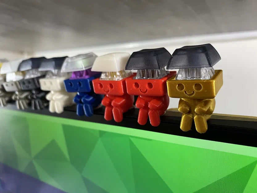 KeyCrappie - Tự in bản sao đồ chơi fidget KeyCappie của Romly (hay còn gọi là anh chàng móc khóa dễ thương) - Image 3