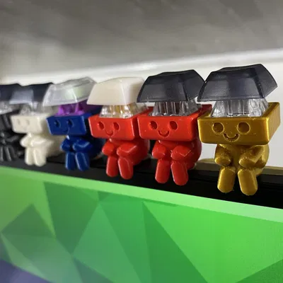 KeyCrappie - Tự in bản sao đồ chơi fidget KeyCappie của Romly (hay còn gọi là anh chàng móc khóa dễ thương)