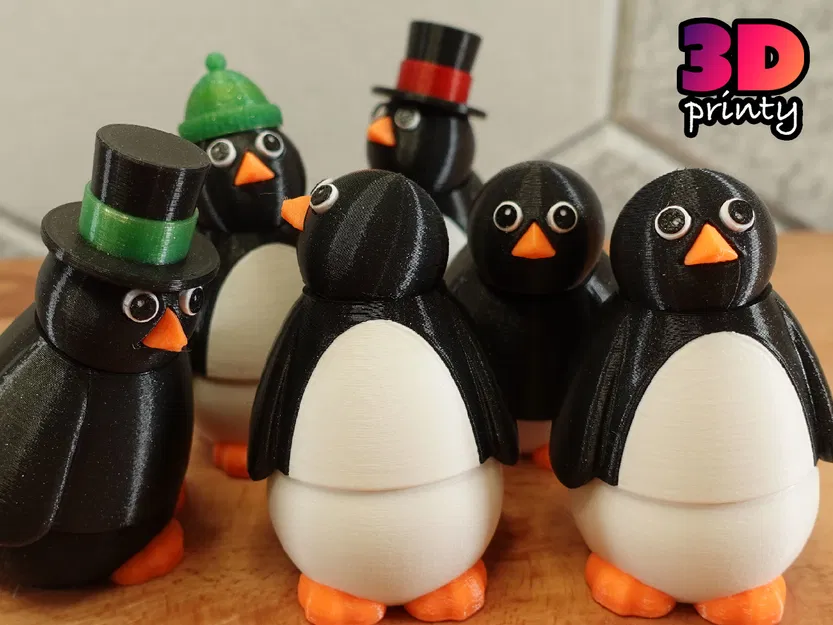 Chim Cánh Cụt Fidget Có Thể Tạo Dáng - Image 1