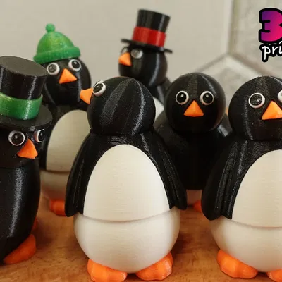 Chim Cánh Cụt Fidget Có Thể Tạo Dáng