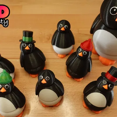 Chim Cánh Cụt Fidget Có Thể Tạo Dáng