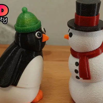 Chim Cánh Cụt Fidget Có Thể Tạo Dáng