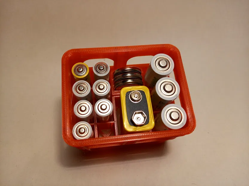 Thùng bia xếp chồng đa năng cho pin AA, AAA, 9V và CR2032 - Image 2