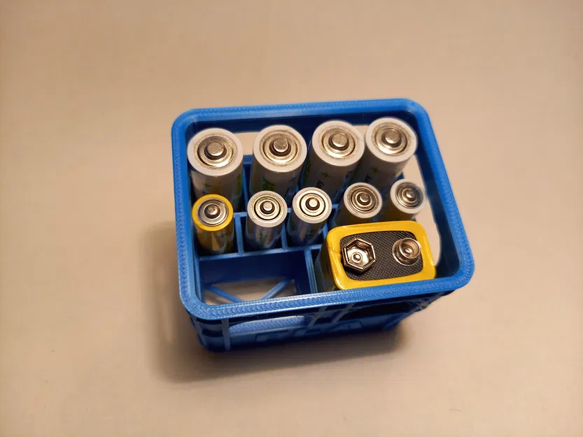 Thùng bia xếp chồng đa năng cho pin AA, AAA, 9V và CR2032 - Image 3