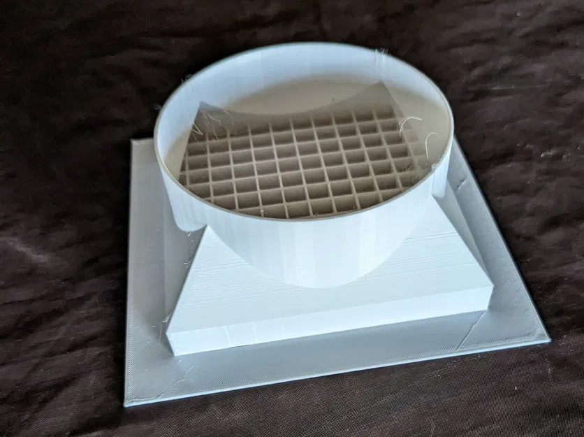 Tấm che cửa gió/trần nhà cho ống 4" - in một mảnh - Image 4