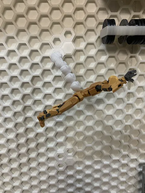 Cánh tay hiển thị linh hoạt và có thể tạo dáng cho Dummy 13 trên HSW (tường lưu trữ dạng tổ ong) - Image 8