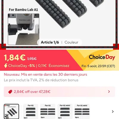 Cần gạt nước cho Prusa XL