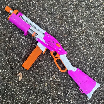 SLAB - Súng Blaster Cần Gạt Hành Động Của Silly (Nerf Tự Chế)