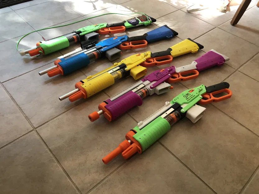 SLAB - Súng Blaster Cần Gạt Hành Động Của Silly (Nerf Tự Chế) - Image 3