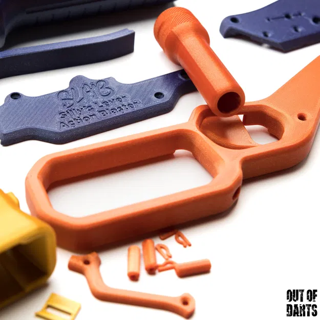 SLAB - Súng Blaster Cần Gạt Hành Động Của Silly (Nerf Tự Chế) - Image 5