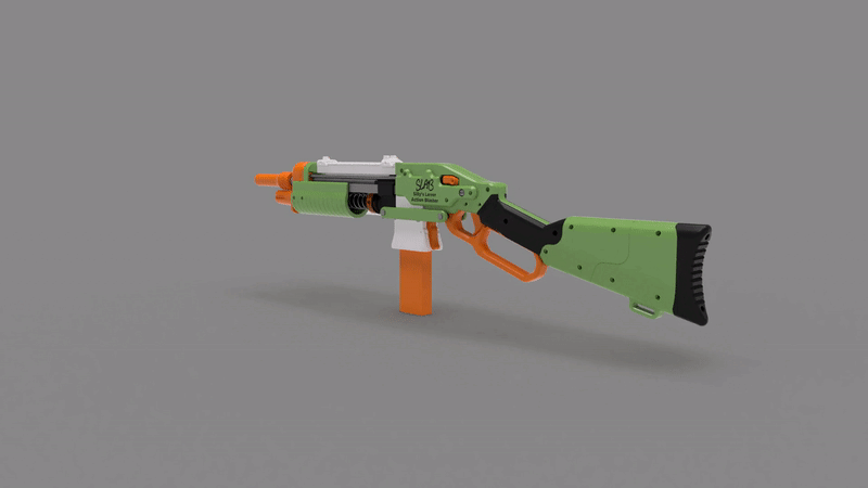 SLAB - Súng Blaster Cần Gạt Hành Động Của Silly (Nerf Tự Chế) - Image 13