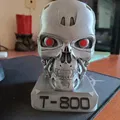 T800 Đầu Nội Rỗng Terminator Mịn In Được Có Đế (không phải ExoSkull) - Thumbnail 2