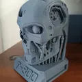 T800 Đầu Nội Rỗng Terminator Mịn In Được Có Đế (không phải ExoSkull) - Thumbnail 5