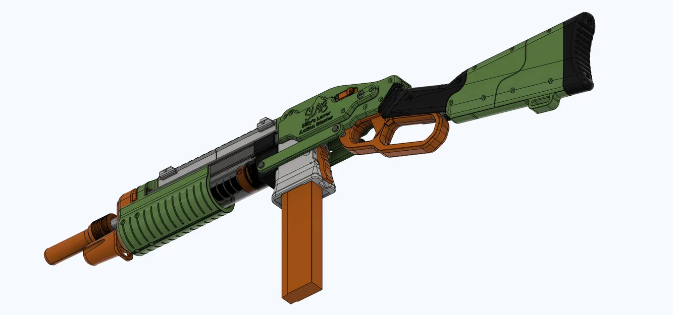 SLAB - Súng Blaster Cần Gạt Hành Động Của Silly (Nerf Tự Chế) - Image 17