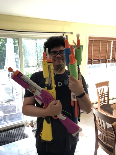 SLAB - Súng Blaster Cần Gạt Hành Động Của Silly (Nerf Tự Chế) - Image 21