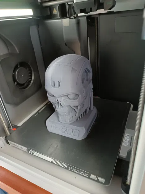 T800 Đầu Nội Rỗng Terminator Mịn In Được Có Đế (không phải ExoSkull) - Image 9