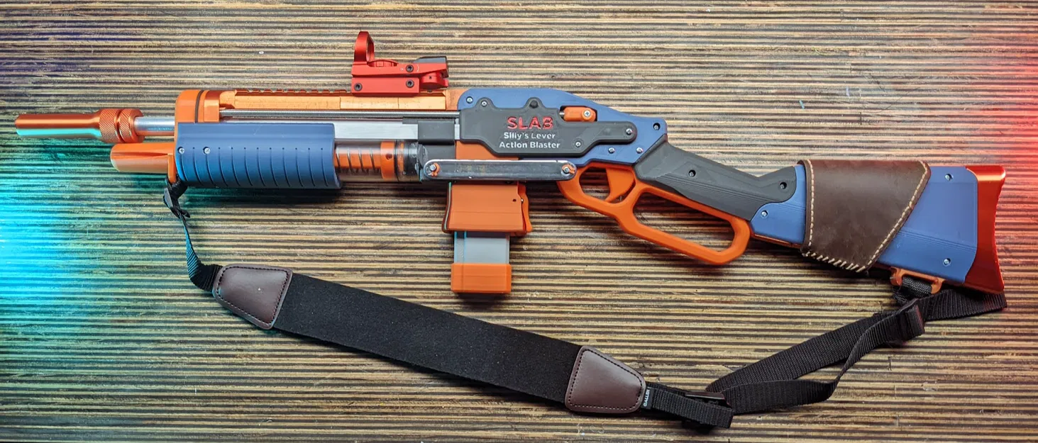 SLAB - Súng Blaster Cần Gạt Hành Động Của Silly (Nerf Tự Chế) - Image 22