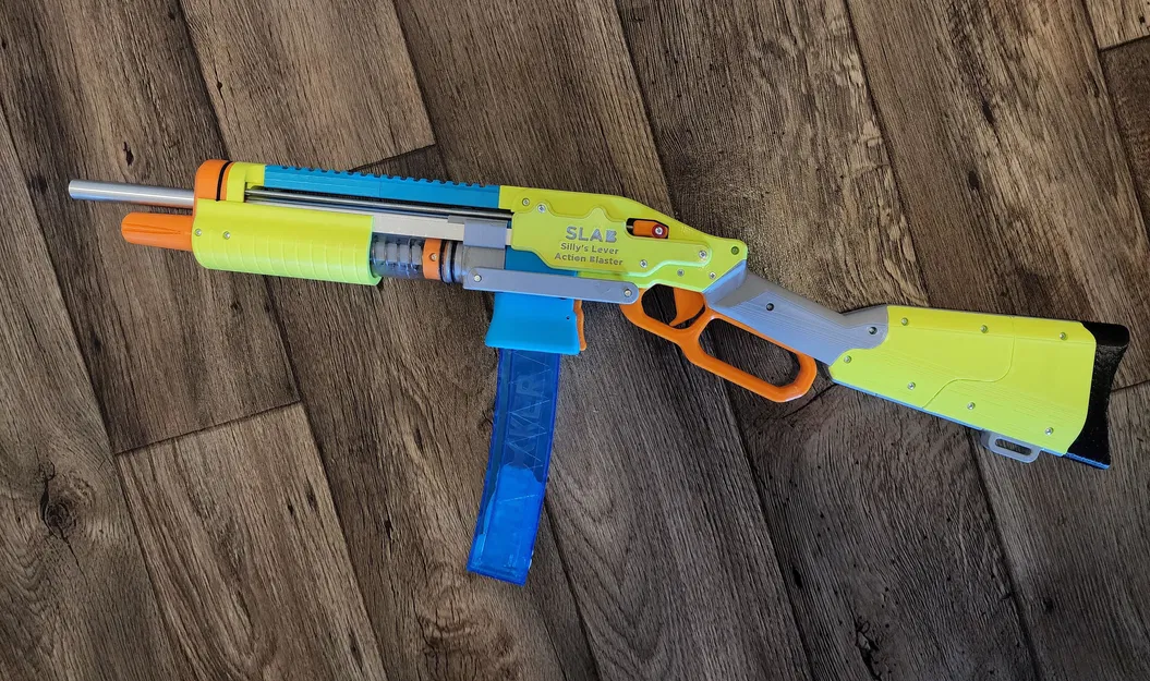 SLAB - Súng Blaster Cần Gạt Hành Động Của Silly (Nerf Tự Chế) - Image 24