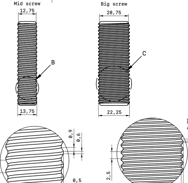 Tệp STEP vít/bu lông Multiboard cho mô hình hóa và kích thước (tài liệu) - Image 1