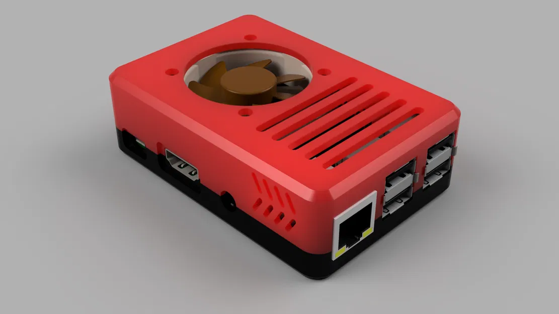Vỏ Case Raspberry Pi 3B/+ Có Quạt - Image 1