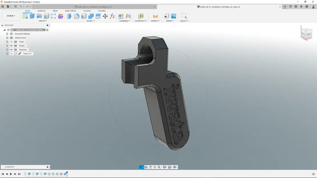 Tay cầm dạng súng lục cho Iwata Airbrush - Image 1